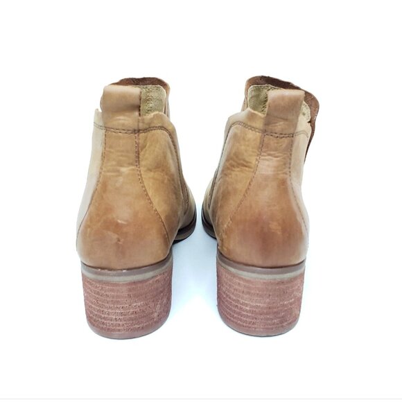 Korks Kork Ease Tea Ankle Boots Bootie Tan Leather Womens US 9.5 - Picture 5 of 9